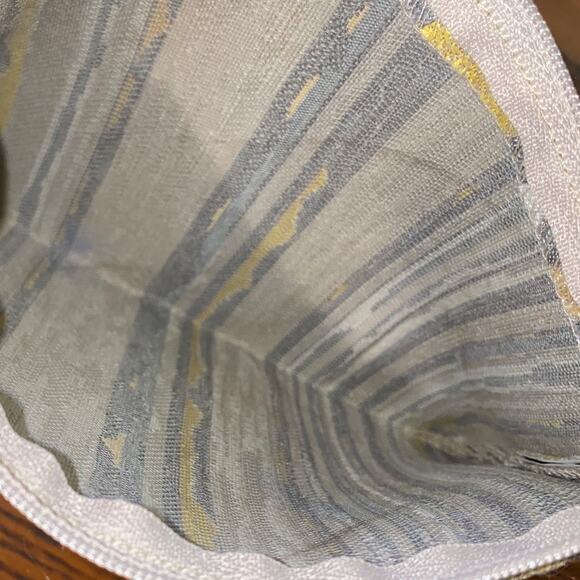 Pallas Textiles Bag Travel Small Mini ID Card Yellow Gray White Boho Lightweight - Picture 8 of 8